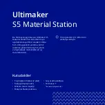 Предварительный просмотр 104 страницы Ultimaker S5 Material Station Quick Start Manual