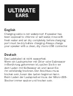 Ultimate Ears WONDERBOOM Quick Start Manual предпросмотр