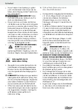 Preview for 10 page of ULTIMATE SPEED 102049 Operation And Safety Notes