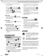 Предварительный просмотр 9 страницы ULTIMATE SPEED UAMM 12 A1 Operation And Safety Notes