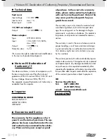 Preview for 10 page of ULTIMATE SPEED UAMM 12 A1 Operation And Safety Notes