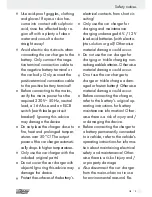 Preview for 9 page of ULTIMATE SPEED ULG 12 A2 Operation And Safety Notes Translation Of Original Operation Manual