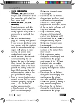 Preview for 10 page of ULTIMATE SPEED ULG 17 A1 Operation And Safety Notes