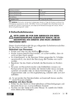 Предварительный просмотр 31 страницы ULTIMATE SPEED USWB 22 A2 Operation And Safety Notes