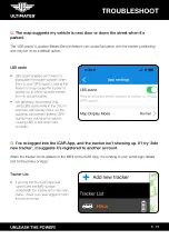 Preview for 9 page of ULTIMATE9 LIVETRACK STEALTH Trouble Shoot