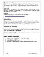 Предварительный просмотр 4 страницы Ultra Clear ST8 Owner'S Instruction Manual