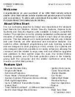 Preview for 2 page of Ultra Start 25 SERIES Owner'S Manual