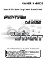 Preview for 1 page of Ultra Start 35 SERIES Owner'S Manual