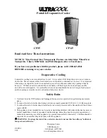 Preview for 1 page of UltraCOOL CP35 Instructions Manual