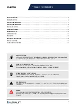 Preview for 2 page of UltraLift SPARTAN Product Manual