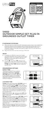 Preview for 1 page of UltraPro 54850 User Manual