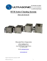 Ultrasonic BT H Series Manual preview