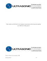 Preview for 33 page of Ultrasonic BT H Series Manual