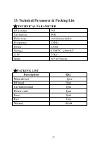 Preview for 24 page of Ultrasonic RF User Manual