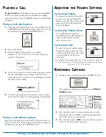 Preview for 4 page of Ultratec CapTel 200 Quick Manual