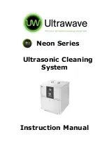 Ultrawave Neon Series Instruction Manual preview