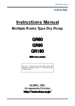 Ulvac GR60 Instruction Manual preview
