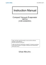 Предварительный просмотр 1 страницы Ulvac VWR-400M/ERH Instruction Manual