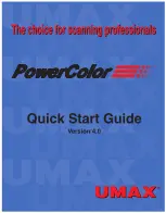 UMAX Technologies PowerColor Quick Start Manual preview