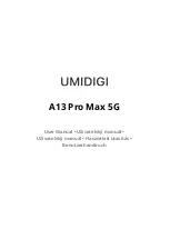 Предварительный просмотр 1 страницы UMIDIGI A13 Pro 5G User Manual