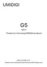 UMIDIGI G5 Manual preview