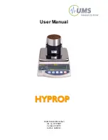 UMS HYPROP User Manual preview