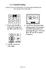 Preview for 16 page of Underground Magnetics Mag 3 Operator'S Manual