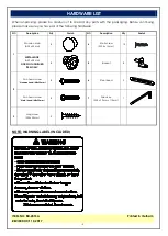 Предварительный просмотр 4 страницы Unfinished Furniture of Wilmington BD-2033A Assembly Instructions Manual