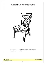 Unfinished Furniture of Wilmington C-14 Assembly Instructions preview