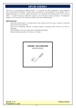 Preview for 2 page of Unfinished Furniture of Wilmington JAVA C-19 Assembly Instructions