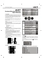 Preview for 1 page of UNI-T A37 User Manual