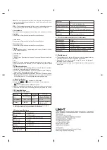 Preview for 2 page of UNI-T A37 User Manual