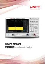 UNI-T UTS1000B Series User Manual preview