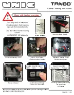 Unic Tango Cleaning Instructions preview