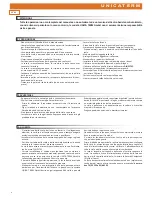 Preview for 4 page of Unicaterm ECO 6 User And Maintenance Manual