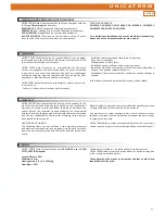 Preview for 27 page of Unicaterm ECO 6 User And Maintenance Manual