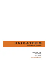 Preview for 68 page of Unicaterm ECO 6 User And Maintenance Manual