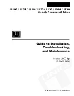 Unico 11100 Installation And Troubleshooting Manual preview