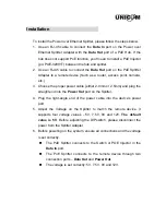 Preview for 7 page of UNICOM PoE User Manual