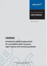 unicore UM960 Installation And Operation User Manual preview