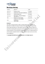 Предварительный просмотр 2 страницы UNICORECOMM UM220-IV M0 Installation And Operation User Manual