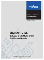 UNICORECOMM UM220-IV M0 User Manual предпросмотр