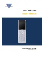 UniData Communication Systems WPU-7800 User Manual preview