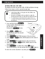 Предварительный просмотр 19 страницы Uniden 7000A Operating Manual