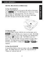 Предварительный просмотр 25 страницы Uniden 7000A Operating Manual