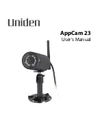 Uniden APPCAM23 User Manual предпросмотр