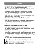 Preview for 6 page of Uniden ATLANTIS250 BK - ATLANTIS 250 VHF Radio Manual Del Usuario