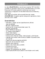 Preview for 7 page of Uniden ATLANTIS250 BK - ATLANTIS 250 VHF Radio Manual Del Usuario