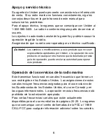 Preview for 8 page of Uniden ATLANTIS250 BK - ATLANTIS 250 VHF Radio Manual Del Usuario