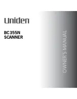 Uniden BC355N Owner'S Manual preview